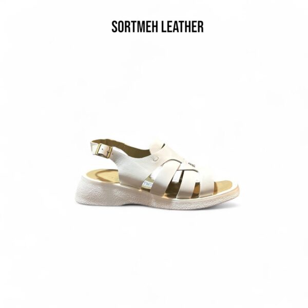 صندل زنانه مجلسی سفید